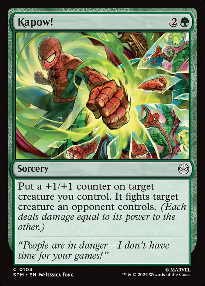 MTG Card Title: Kapow! SPM/103
