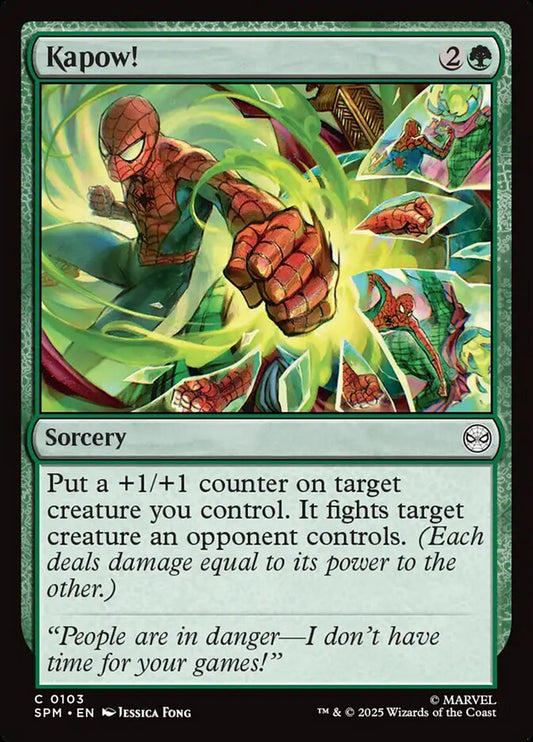 MTG Card Title: Kapow! SPM/103