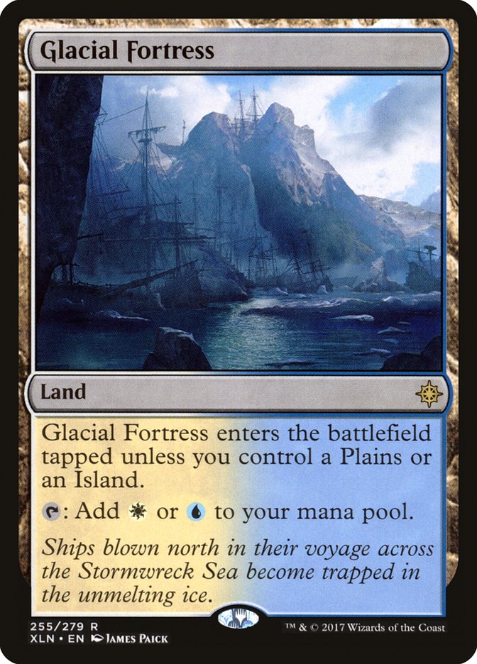 MTG Card Title: Glacial Fortress XLN/255