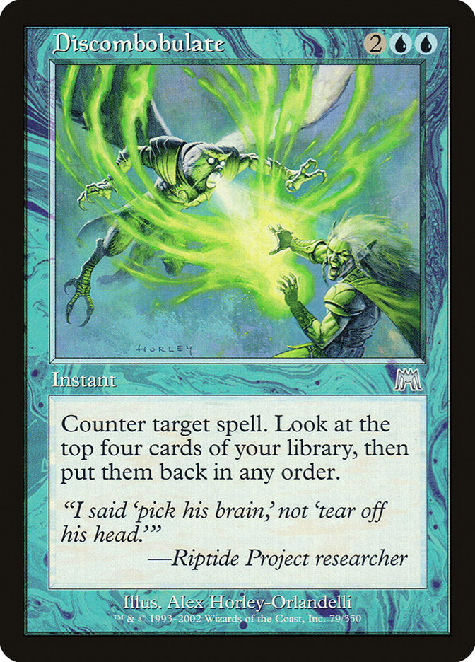 MTG Card Title: Discombobulate ONS/79