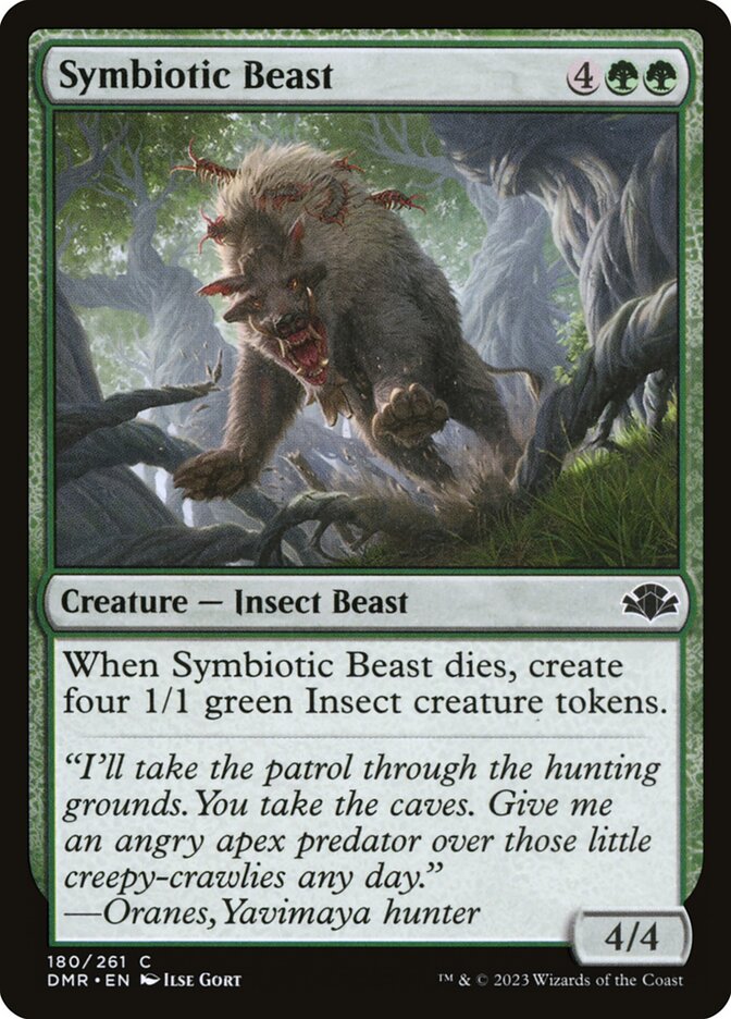 MTG Card Title: Symbiotic Beast DMR/180