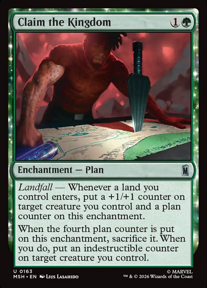 MTG Card Title: Claim the Kingdom MSH/163