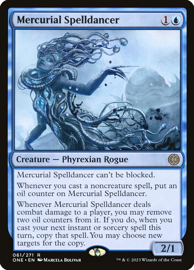 MTG Card Title: Mercurial Spelldancer ONE/61
