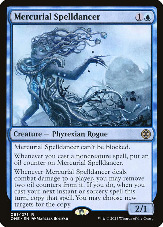 MTG Card Title: Mercurial Spelldancer ONE/61