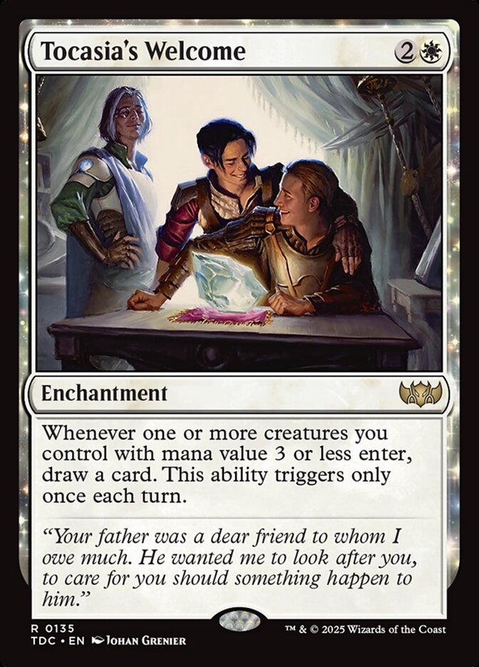 MTG Card Title: Tocasia's Welcome TDC/135