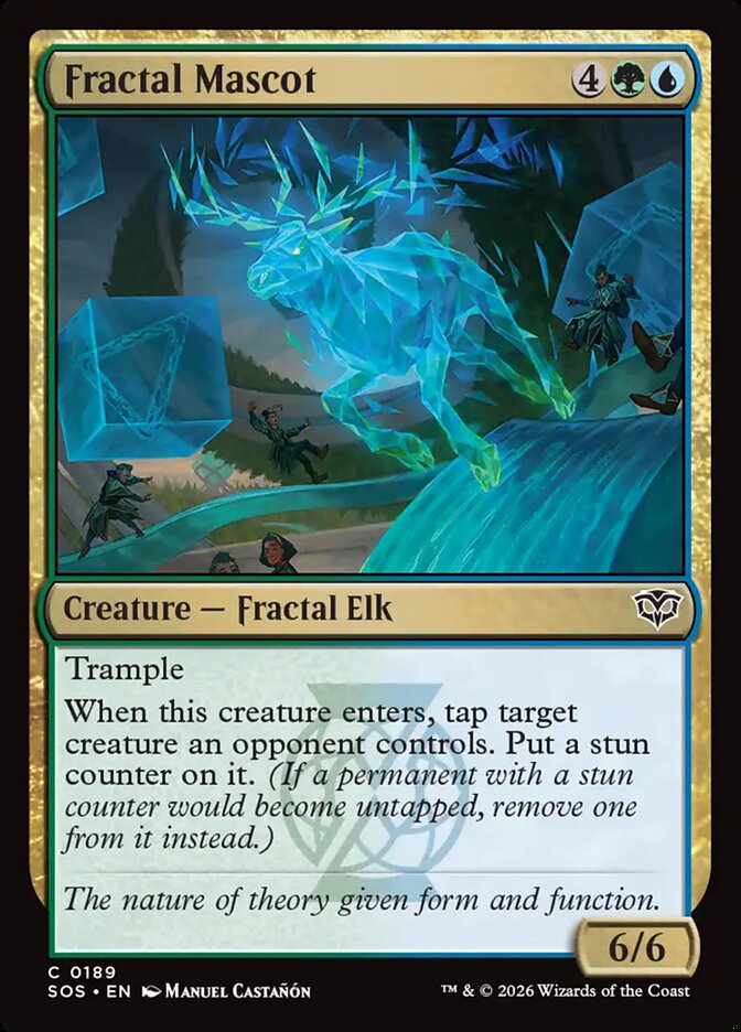 MTG Card Title: Fractal Mascot SOS/189