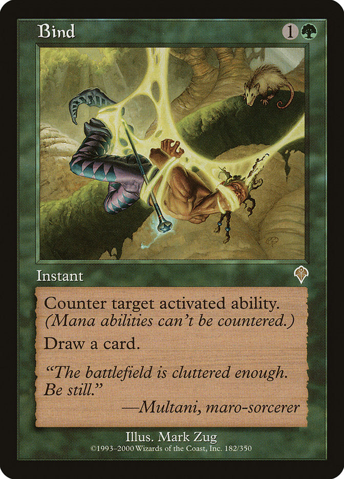 MTG Card Title: Bind INV/182