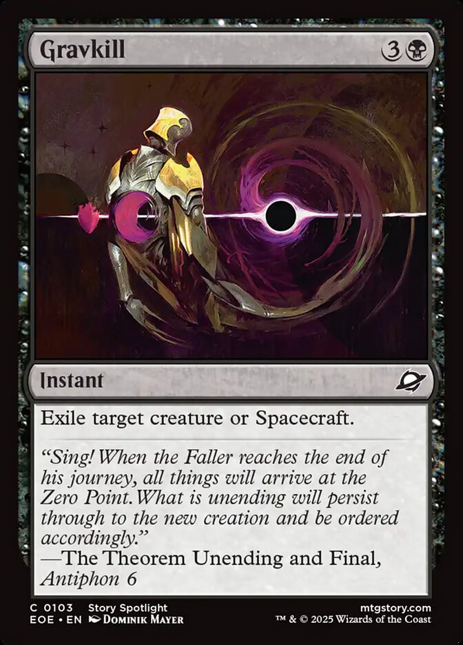 MTG Card Title: Gravkill EOE/103