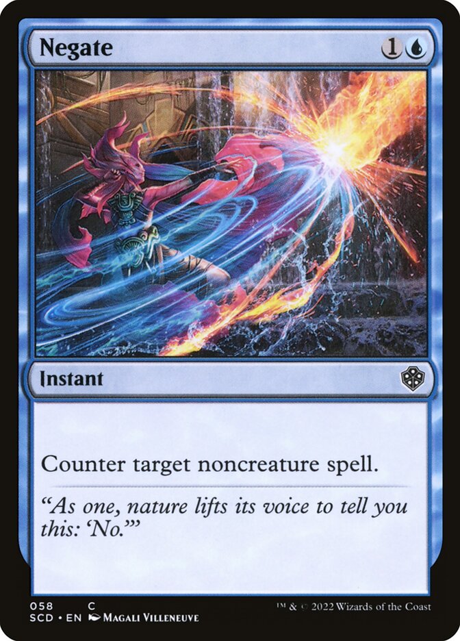 MTG Card Title: Negate SCD/58