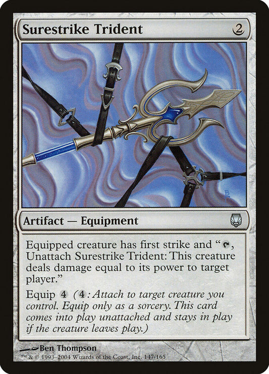 MTG Card Title: Surestrike Trident DST/147