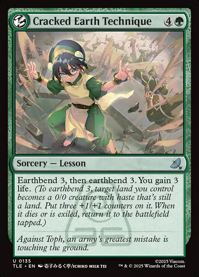 MTG Card Title: Cracked Earth Technique TLE/135