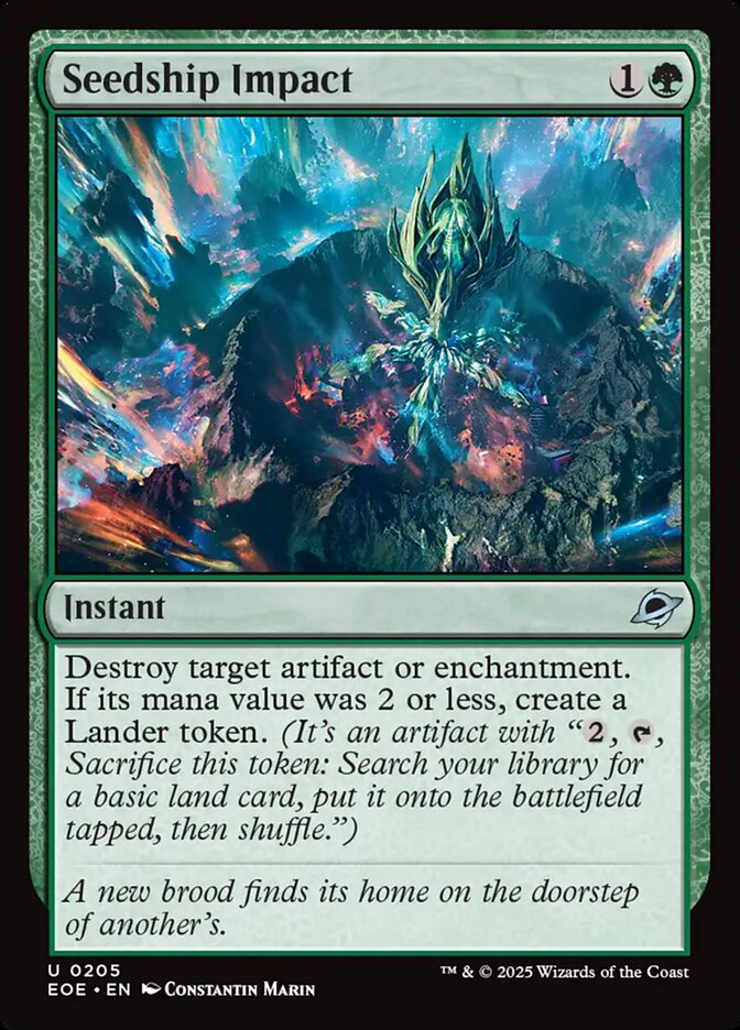 MTG Card Title: Seedship Impact EOE/205