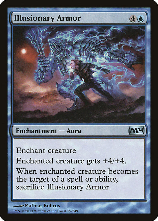 MTG Card Title: Illusionary Armor M14/59