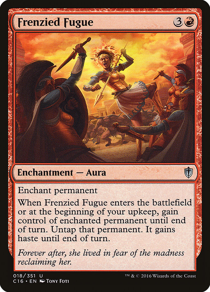 MTG Card Title: Frenzied Fugue C16/18