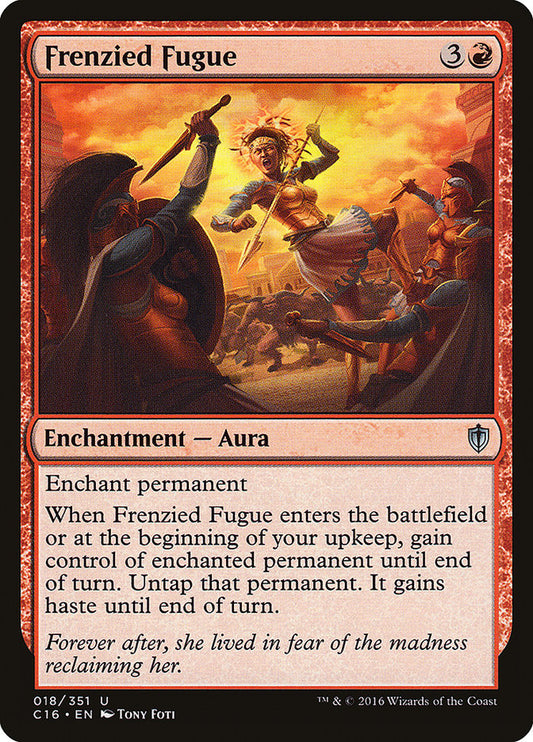 MTG Card Title: Frenzied Fugue C16/18