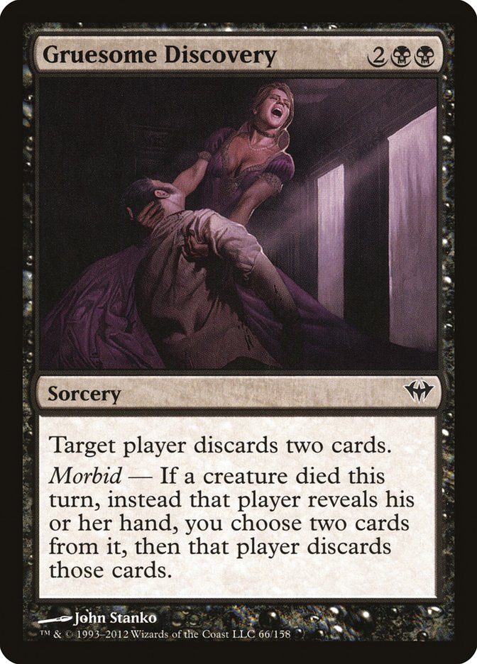 MTG Card Title: Gruesome Discovery DKA/66
