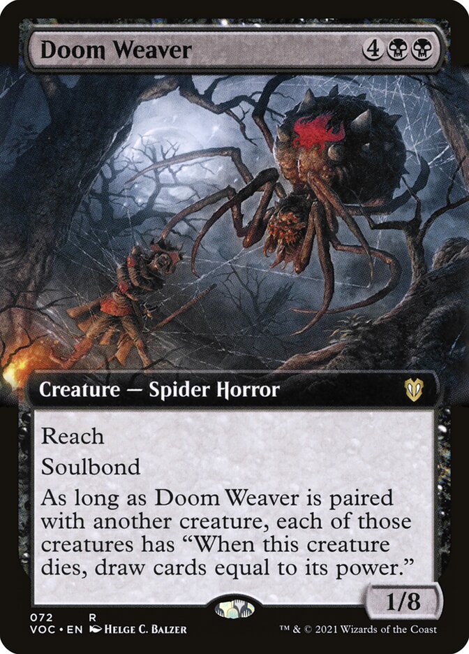 MTG Card Title: Doom Weaver VOC/72
