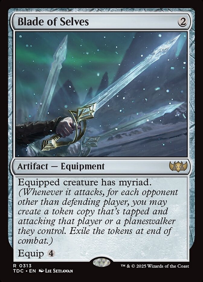 MTG Card Title: Blade of Selves TDC/313