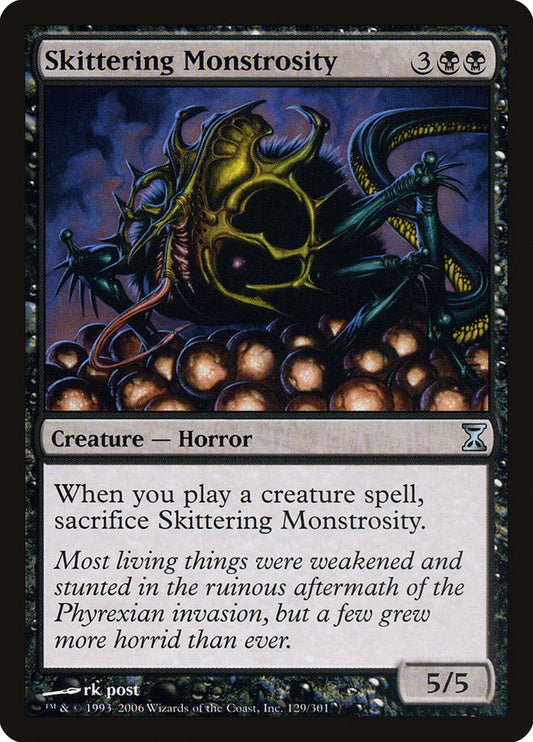 MTG Card Title: Skittering Monstrosity TSP/129