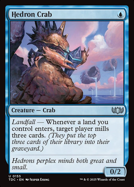 MTG Card Title: Hedron Crab TDC/155