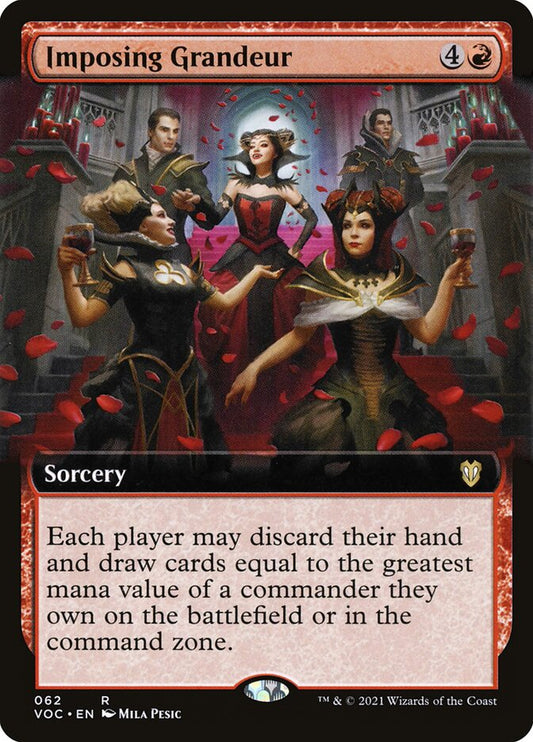 MTG Card Title: Imposing Grandeur VOC/62
