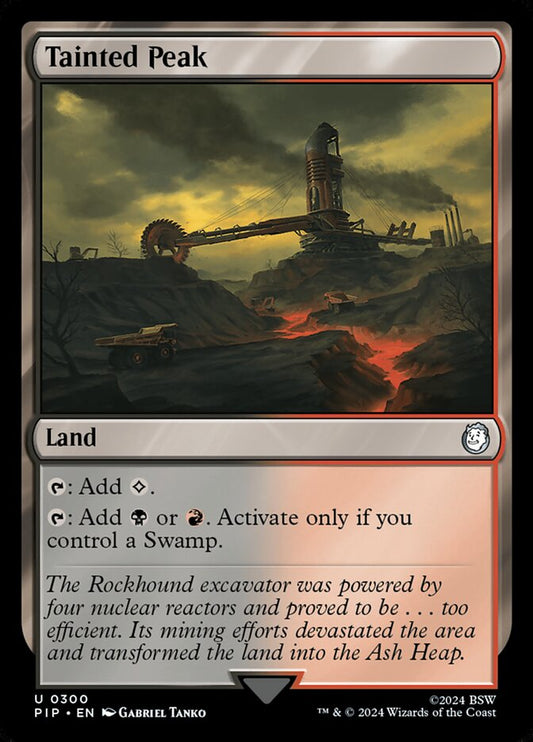 MTG Card Title: Tainted Peak PIP/300