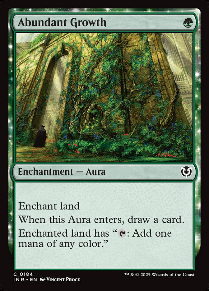 MTG Card Title: Abundant Growth INR/184
