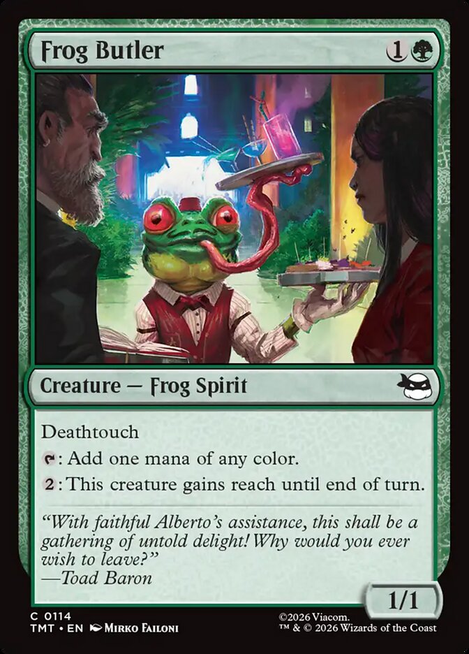 MTG Card Title: Frog Butler TMT/114