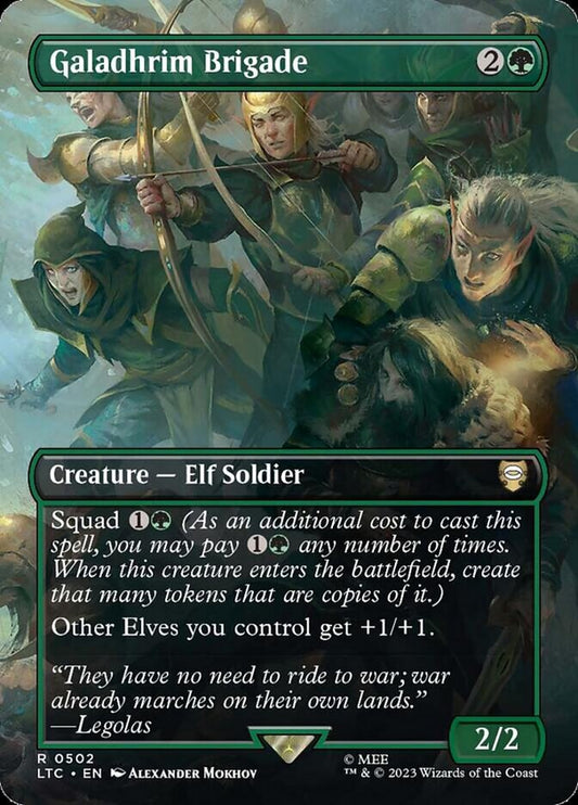 MTG Card Title: Galadhrim Brigade LTC/502