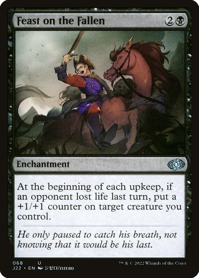 MTG Card Title: Feast on the Fallen J22/68