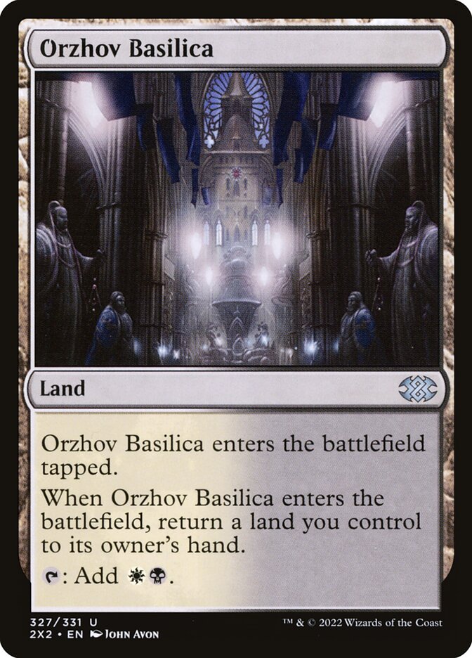 MTG Card Title: Orzhov Basilica 2X2/327
