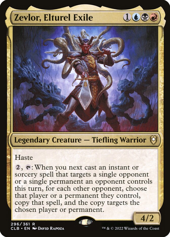 MTG Card Title: Zevlor, Elturel Exile CLB/296