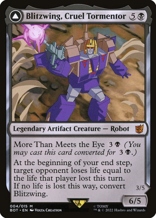 MTG Card Title: Blitzwing, Cruel Tormentor // Blitzwing, Adaptive Assailant BOT/4