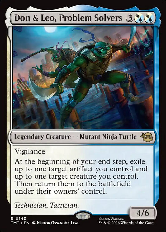 MTG Card Title: Don & Leo, Problem Solvers TMT/143