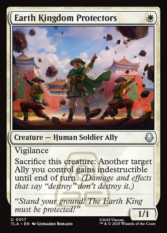 MTG Card Title: Earth Kingdom Protectors TLA/17