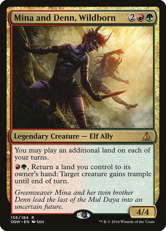 MTG Card Title: Mina and Denn, Wildborn OGW/156