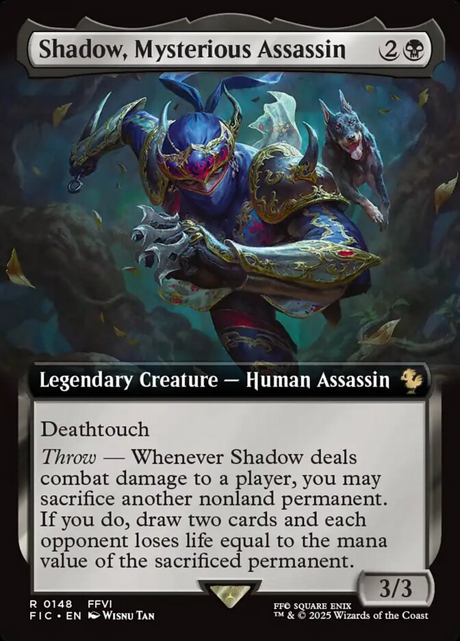 MTG Card Title: Shadow, Mysterious Assassin FIC/148