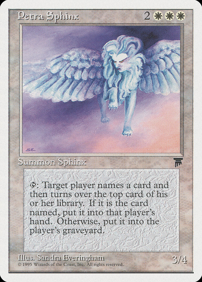 MTG Card Title: Petra Sphinx CHR/10