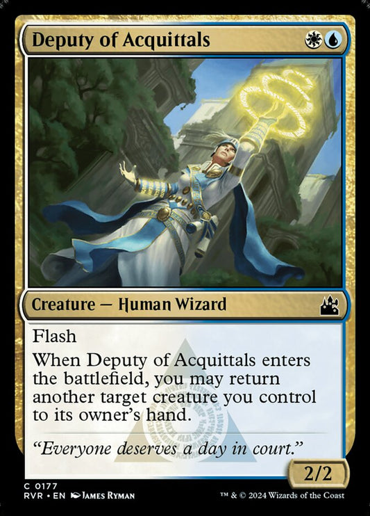 MTG Card Title: Deputy of Acquittals RVR/177