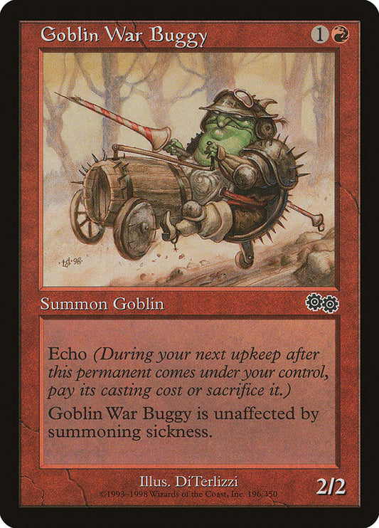 MTG Card Title: Goblin War Buggy USG/196