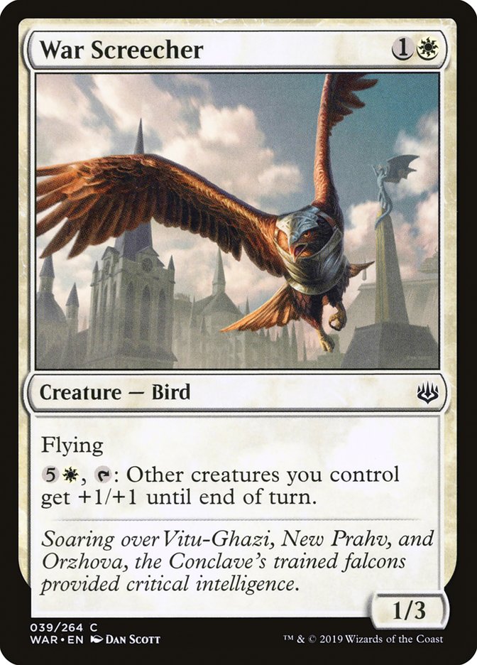 MTG Card Title: War Screecher WAR/39