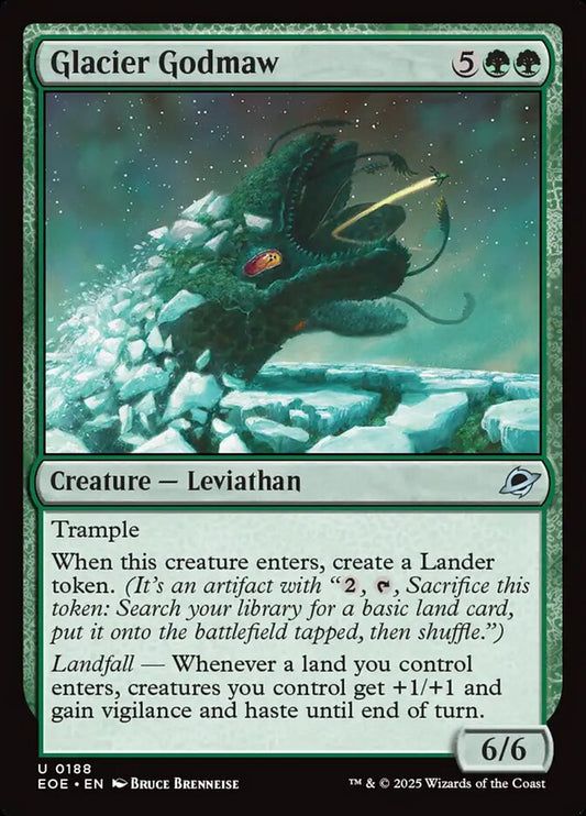 MTG Card Title: Glacier Godmaw EOE/188