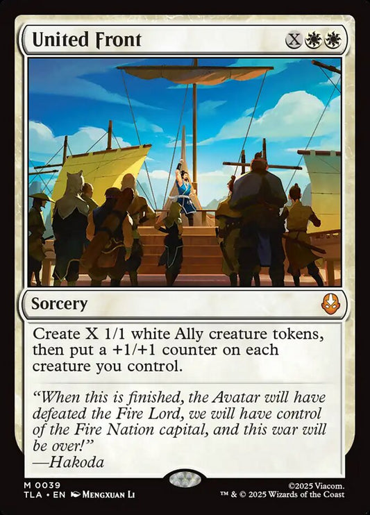 MTG Card Title: United Front TLA/39