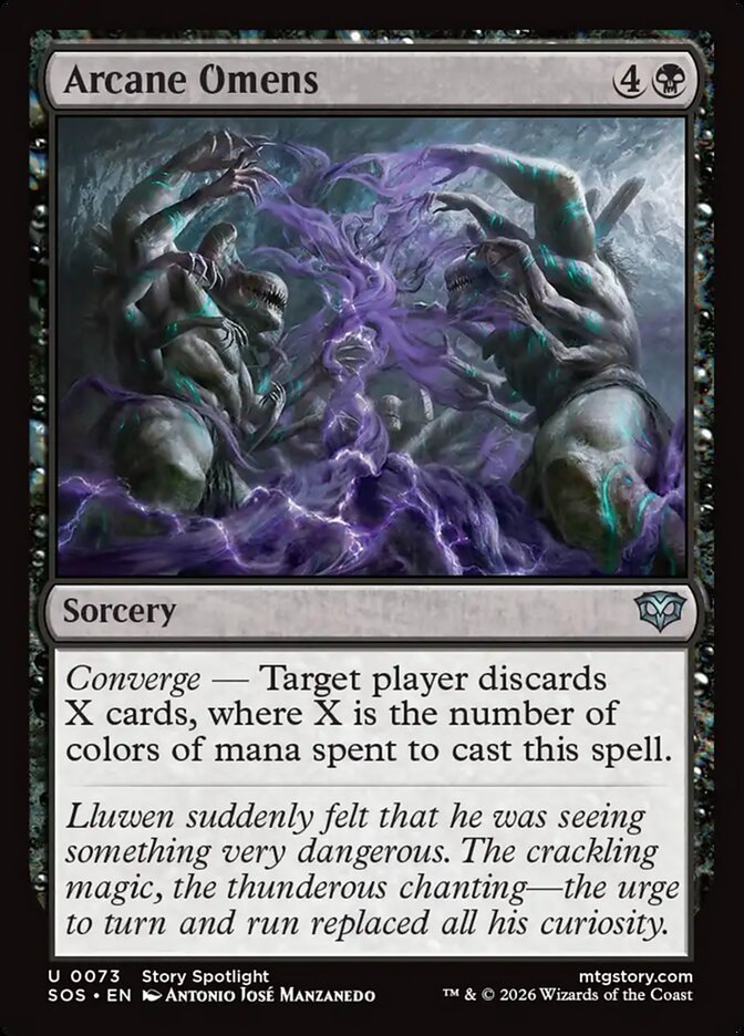 MTG Card Title: Arcane Omens SOS/73