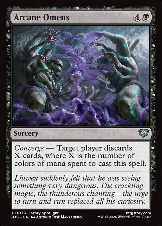 MTG Card Title: Arcane Omens SOS/73