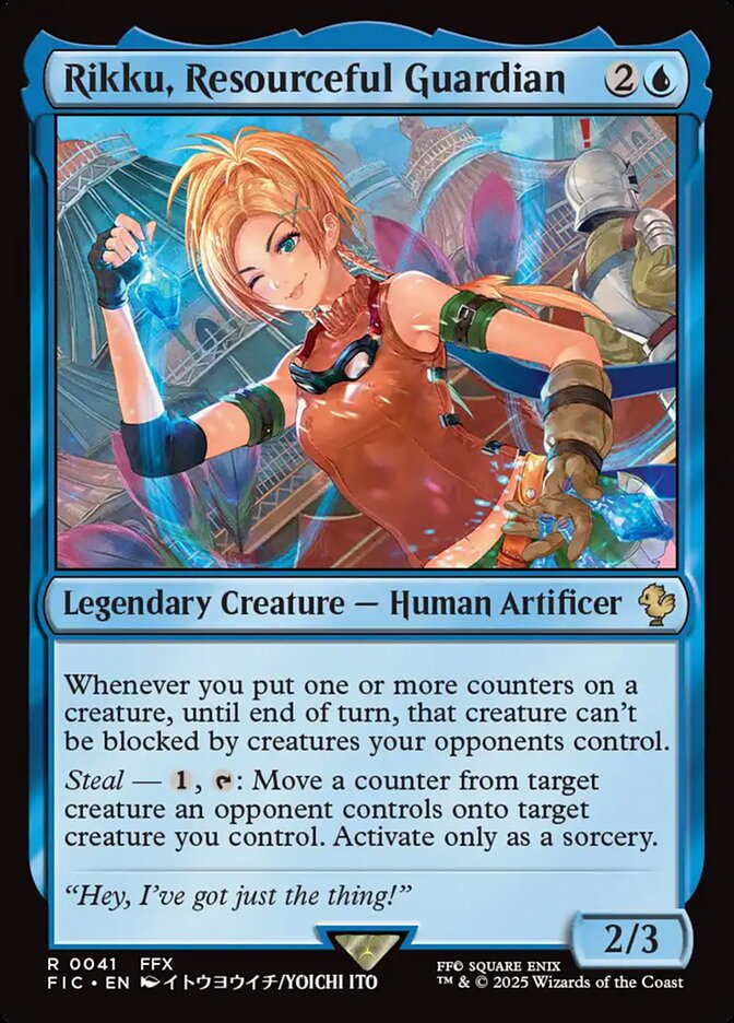 MTG Card Title: Rikku, Resourceful Guardian FIC/41