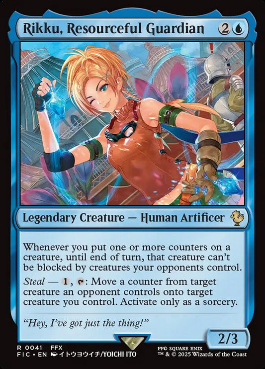 MTG Card Title: Rikku, Resourceful Guardian FIC/41