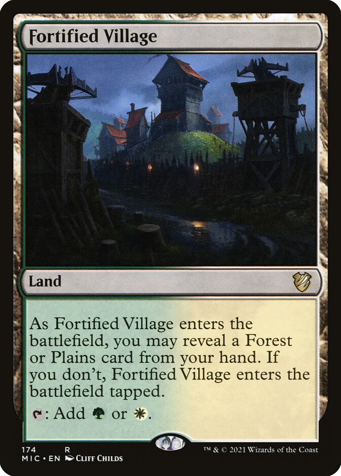 MTG Card Title: Fortified Village MIC/174