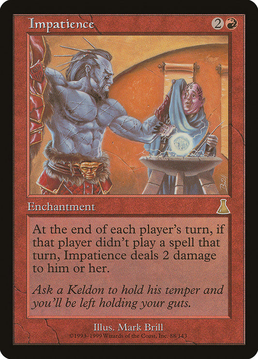 MTG Card Title: Impatience UDS/88
