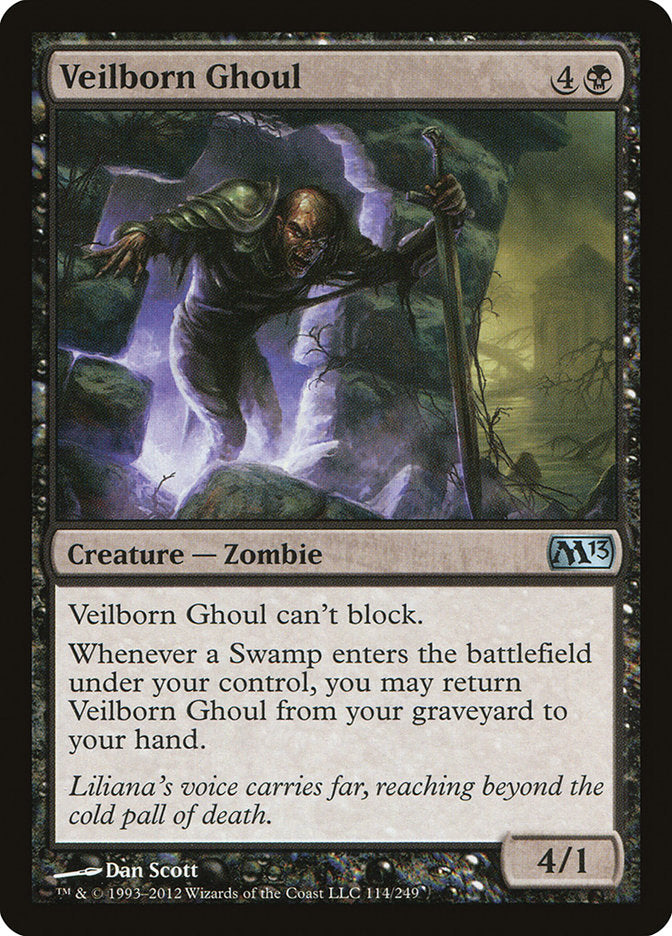 MTG Card Title: Veilborn Ghoul M13/114